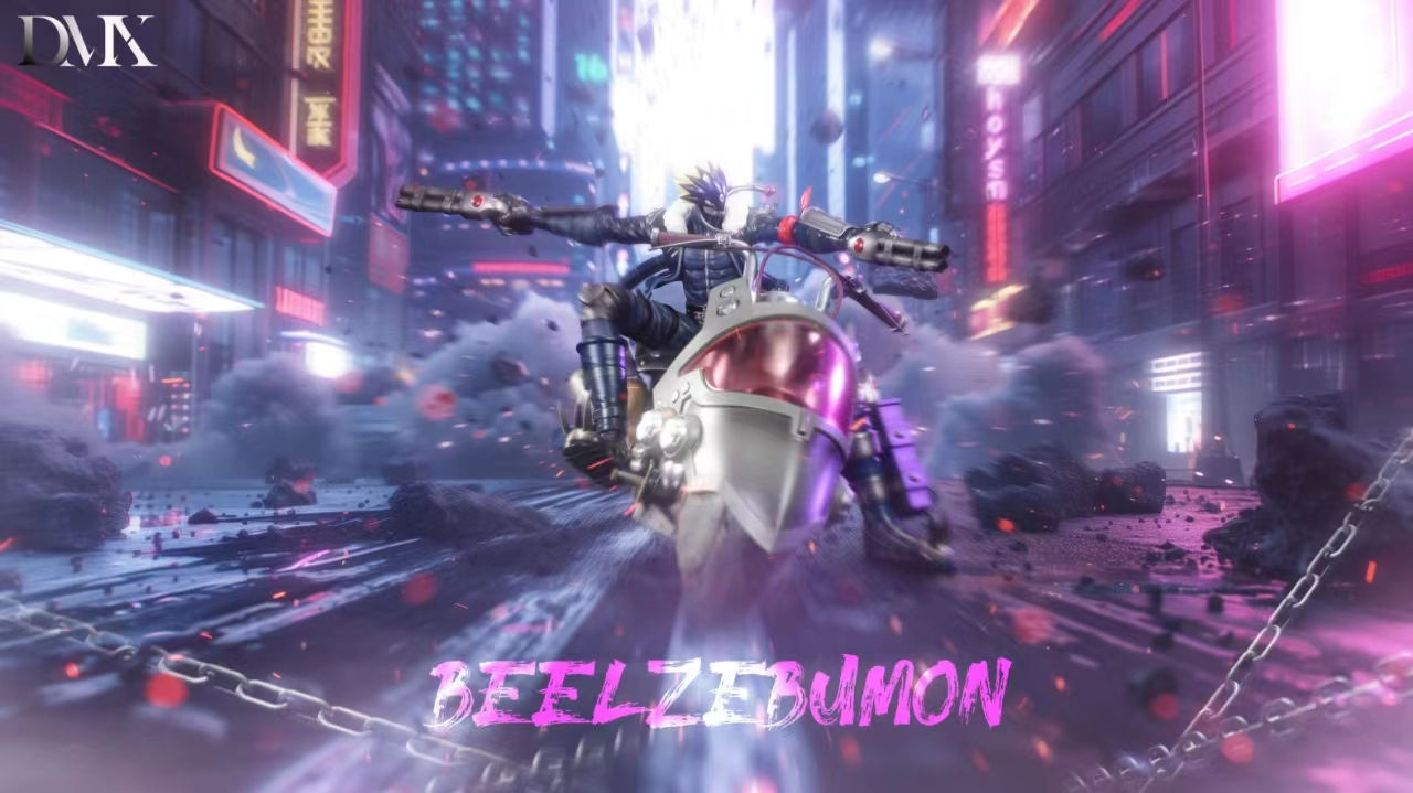 【PRE-ORDER】 DMX Studio - Beelzebulmon Resin Statue GK Anime Figure