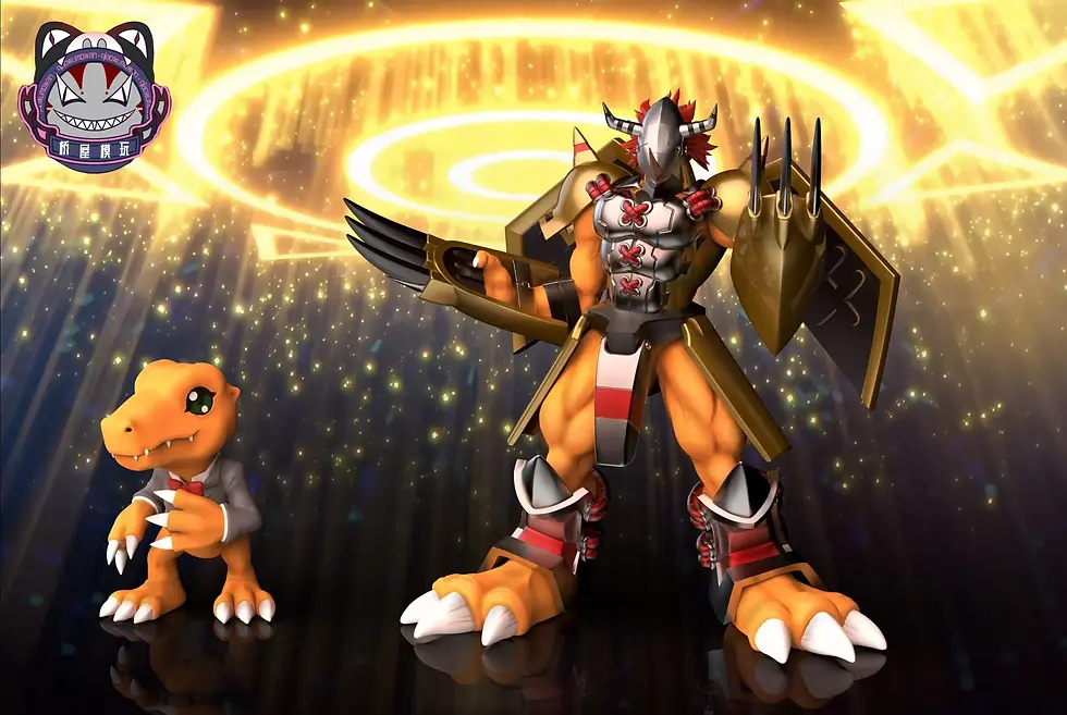 【PRE-ORDER】Qiao Wu Mo Wan Studio - Ultimate Level #1 WarGreymon Digimon Resin