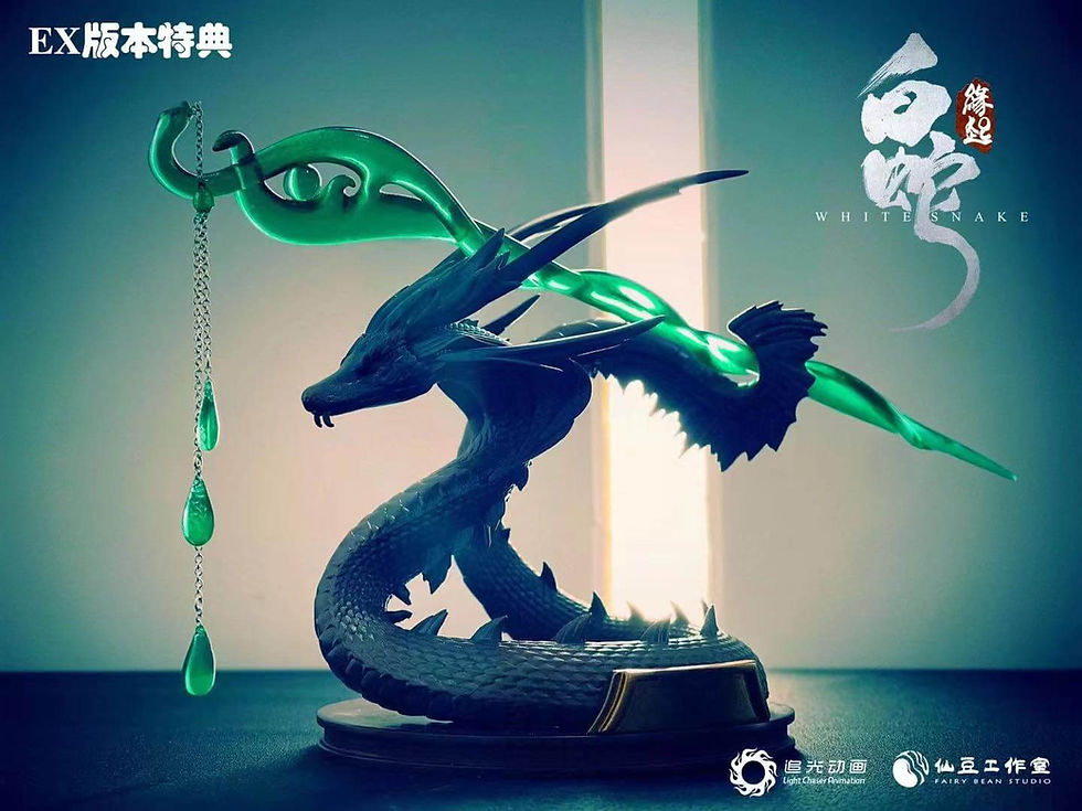 Thumbnail: Fairy Bean Studio - 白蛇缘起 White / Green Snake GK Figure Anime Statue