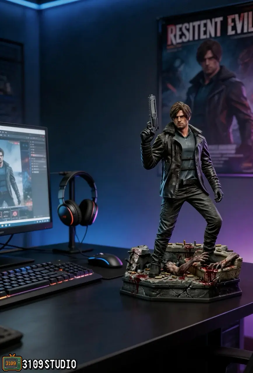 3109 Studio - Leon Scott Kennedy Resident Evil GK - GK Figure Worldwide