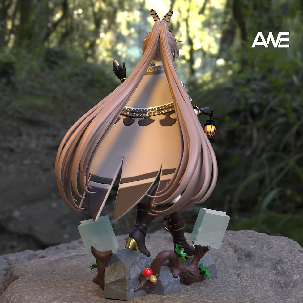 Thumbnail: 【READY STOCK】 ANE Studio - VTuber Nanashi Mumei Resin Statue GK Anime Figure