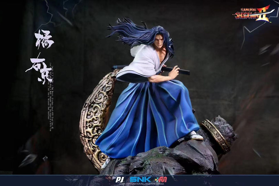 Thumbnail: PIJI & SNK - SNK Licensed 1/4th Scale Ukyo Tachibana | SNK Figure