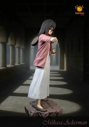 PRE-ORDER】Model Power Studio - Kid Mikasa Ackerman (Attack on
