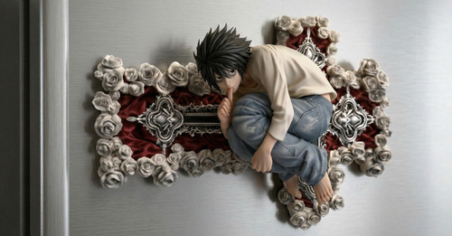 L Lawliet Death Note Resin Statue (Pre-Order) | Old Time Studio X
