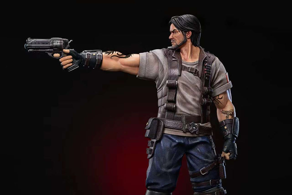 Thumbnail: 【ready stock】 Crow Studio - Jim Raynor StarCraft Resin Statue GK Anime Figure