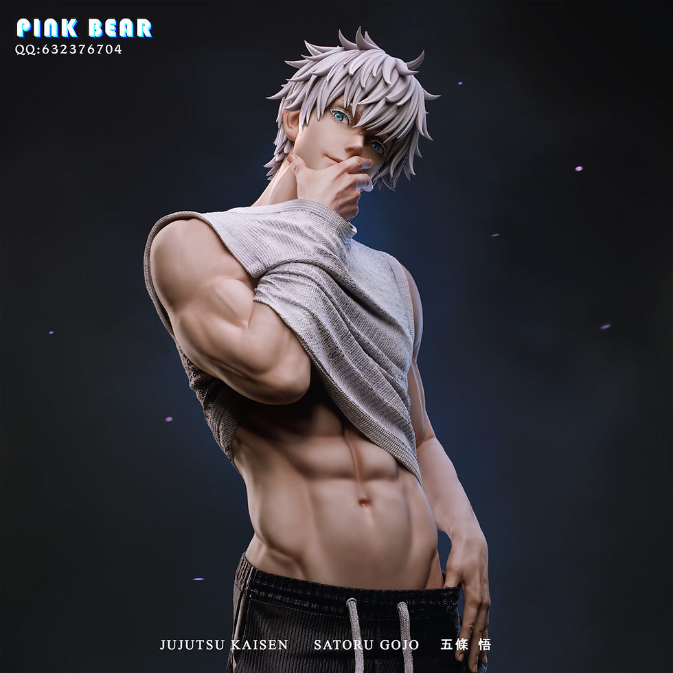 Thumbnail: 【PRE-ORDER】 Pink Bear Studio - Gojo Satoru Jujutsu Kaisen Resin Statue GK Anime