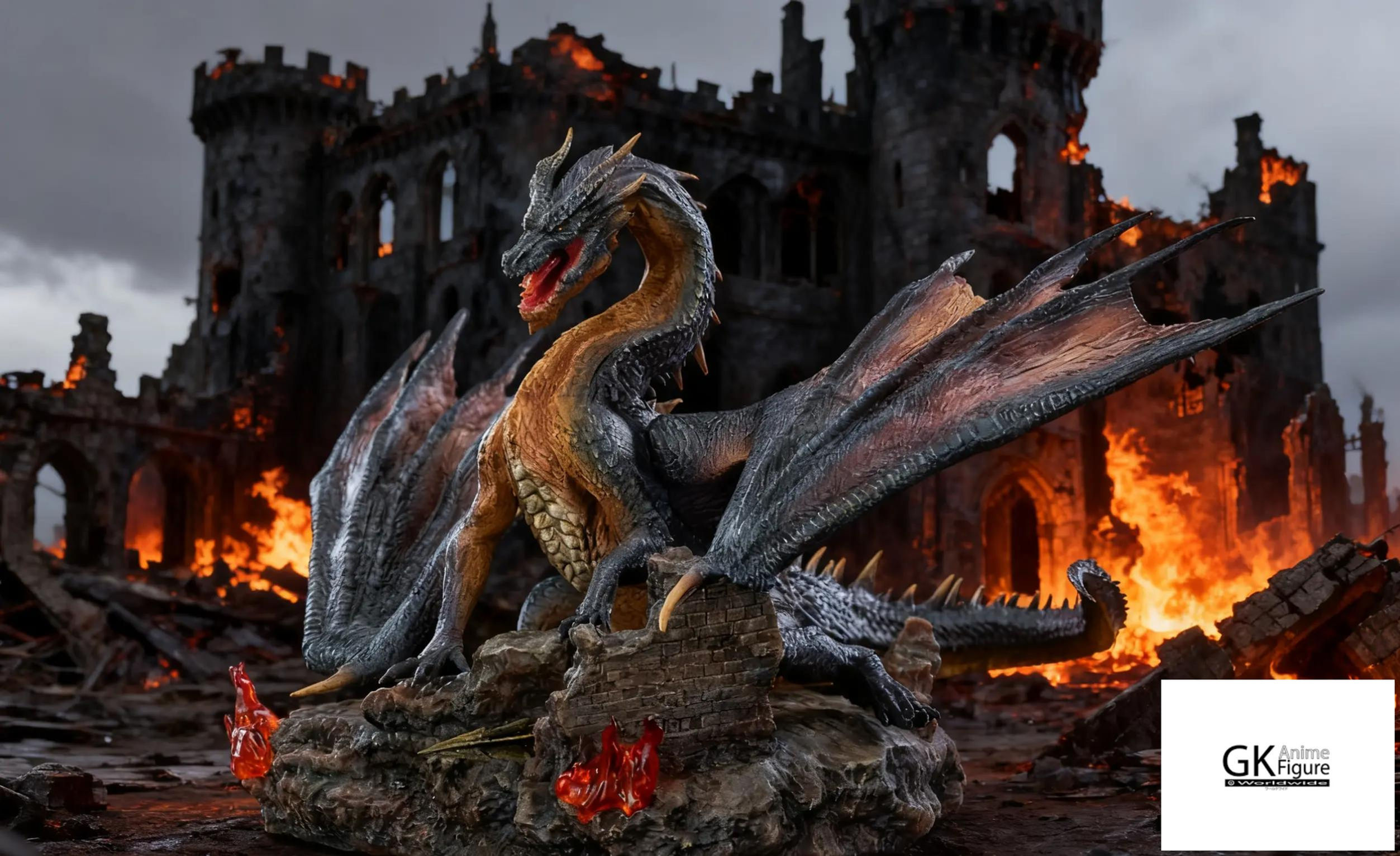 【PRE-ORDER】MH Studio - Fatalis Monster Hunter Resin Statue GK Anime Figure