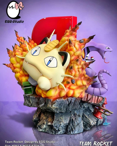 ポケモンガレージキット　Team Rocket フィギュア EGG Studio Pre order】EGG Studio - Pokemon Team Rocket – STC Toys