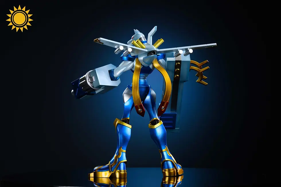 Thumbnail: 【PRE-ORDER】Sun Toys Studio - EmperorGreymon & MagnaGarurumon Digimon Resin