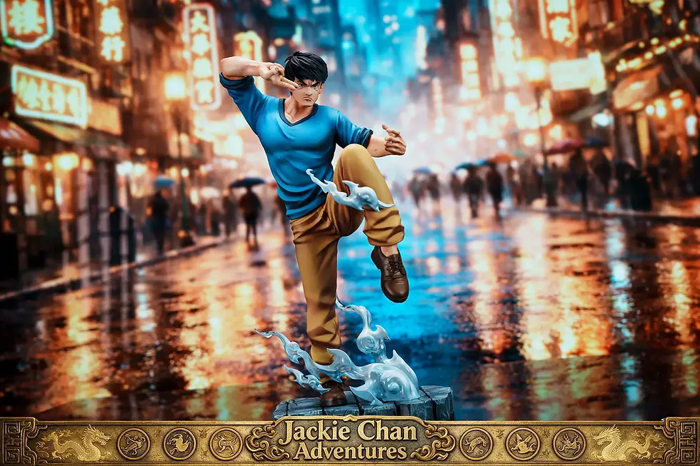 Thumbnail: 【PRE-ORDER】DKM Studio - Jackie Chan Dual Head 1/6 (Jackie Chan Adventures) GK