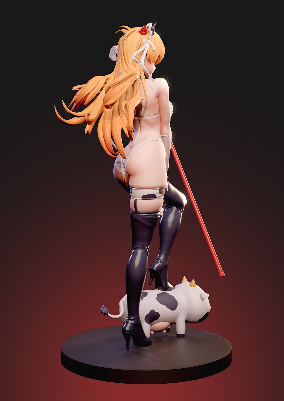 Thumbnail: 【PRE-ORDER】 ZiYe Studio - Soryu Asuka Langley Cow Maid Neon Genesis Evangelion
