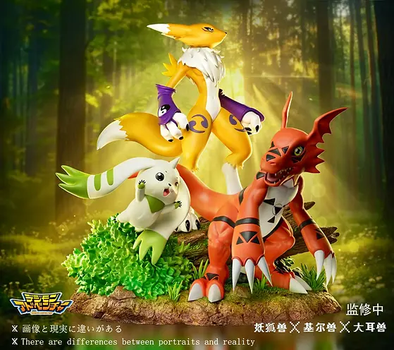 PRE-ORDER】BN Studio - Guilmon & Terriermon & Renamon Digimon