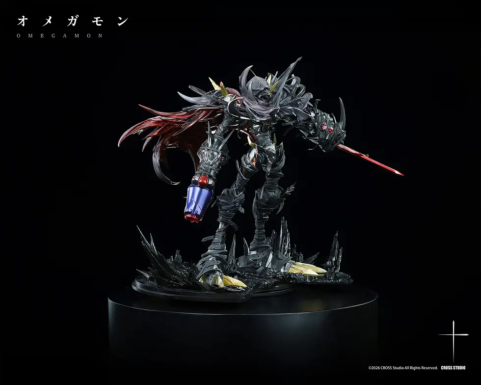 Thumbnail: 【PRE-ORDER】Cross Studio - Omegamon Zwart Defeat (Digimon) GK