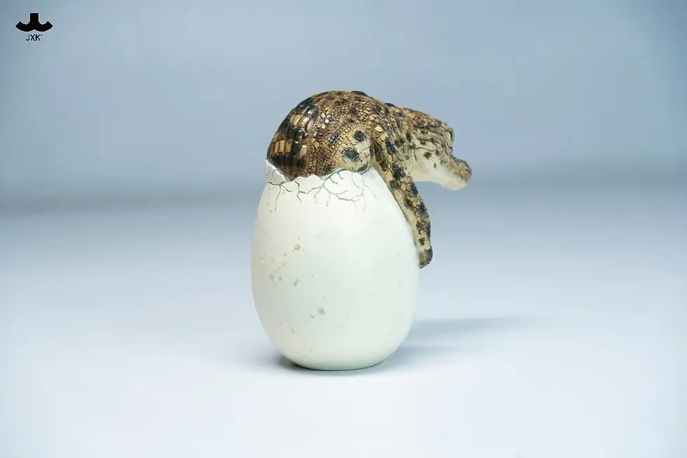 Thumbnail: 【PRE-ORDER】JXK - Hatchling Crocodile JXK319 (Licensed) Resin Statue GK Anime