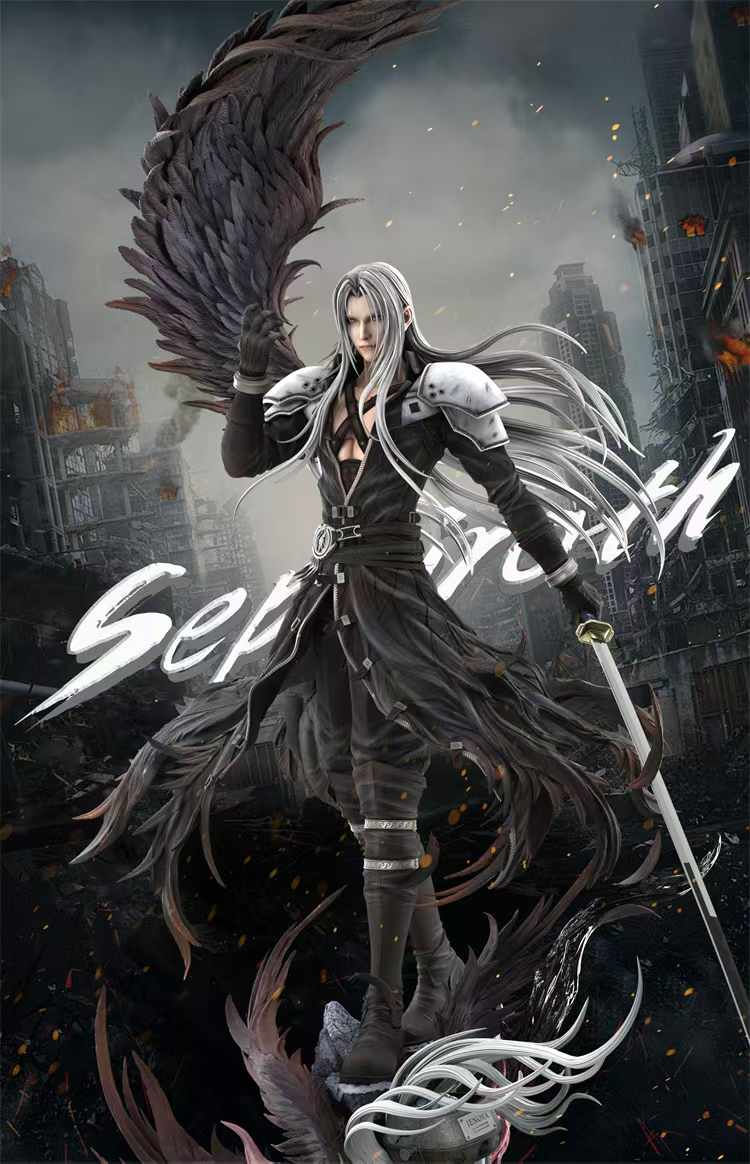 Thumbnail: 【PRE-ORDER】 HF Studio - Sephiroth Final Fantasy Resin Statue GK Anime Figure