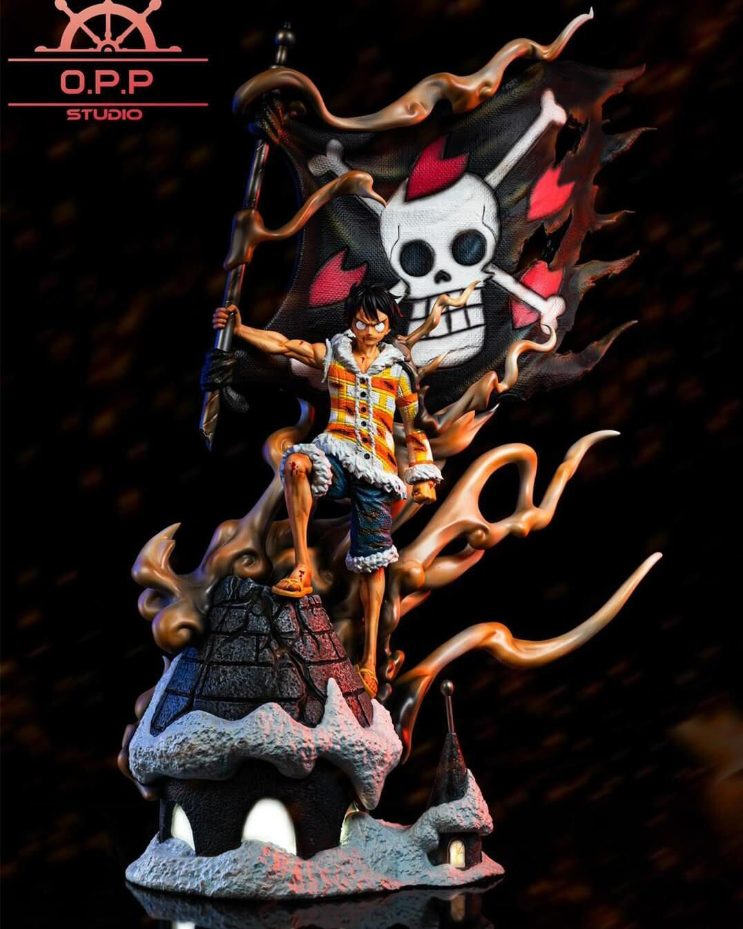 【READY STOCK】Opps Studio - Monkey D Luffy One Piece Resin Statue