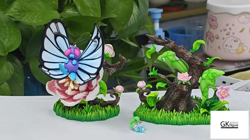 Thumbnail: 【PRE-ORDER】Game Master Studio - Caterpie Evolution Set Pokémon Resin Statue GK