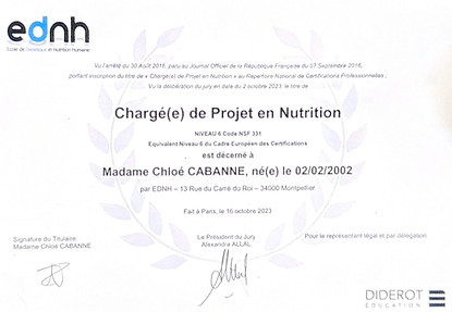 Diplome EDNH