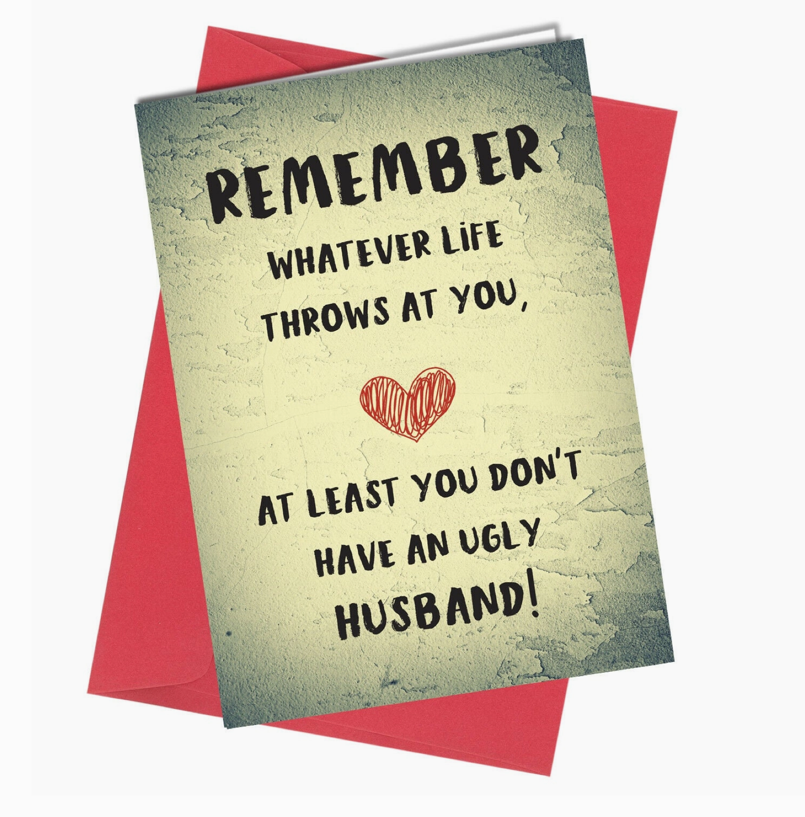 Funny Couples Card Front View