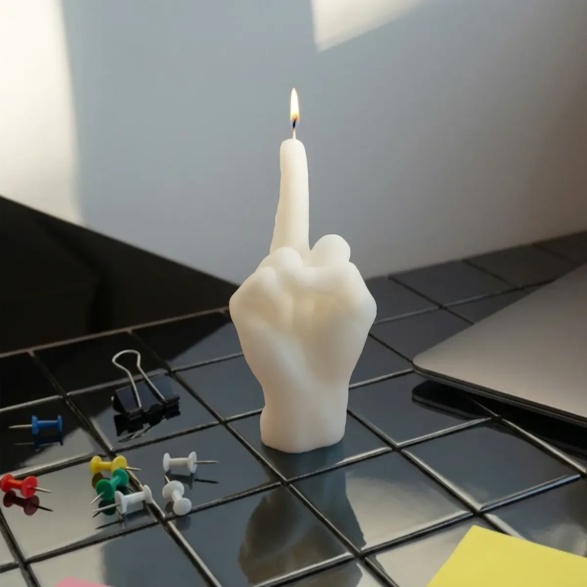 F You White Candlehand