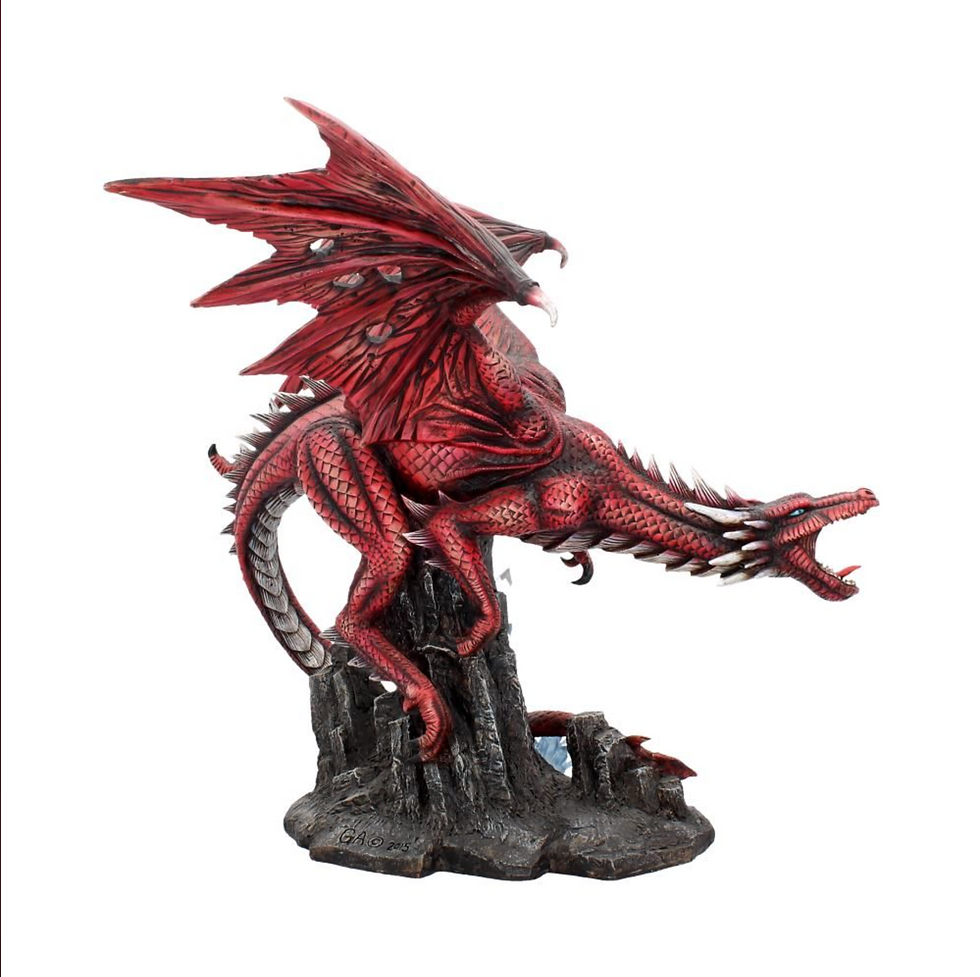 Thumbnail: Fraener's Wrath Large Red Dragon Figurine
