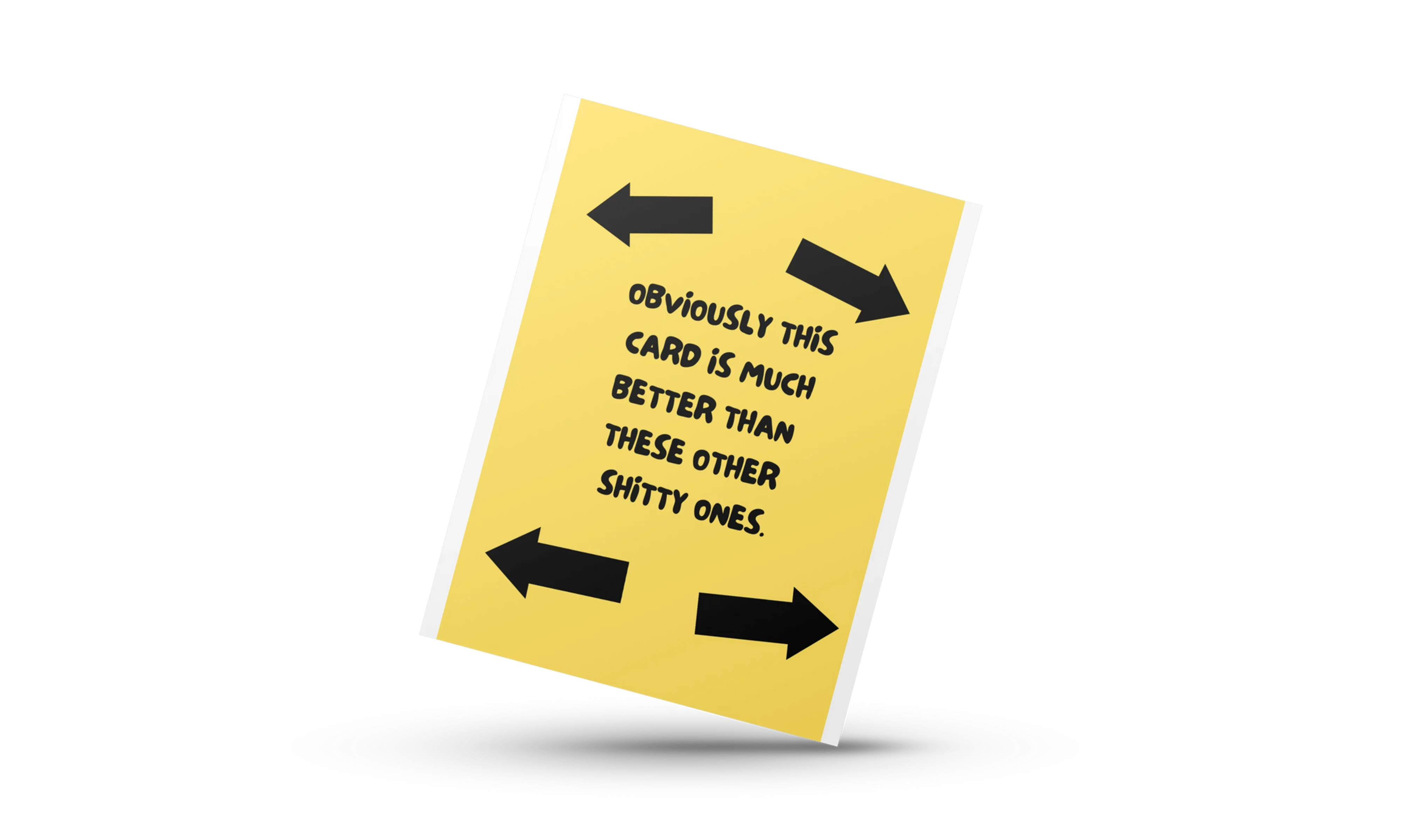 Funny Card Front View