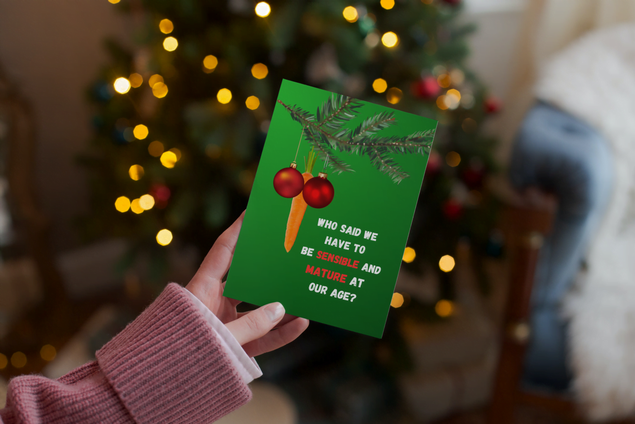Jingle Balls Card Front View