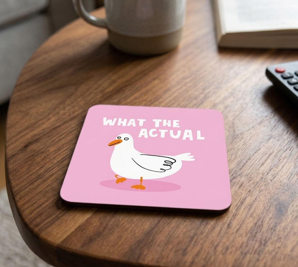 What The Duck Coaster