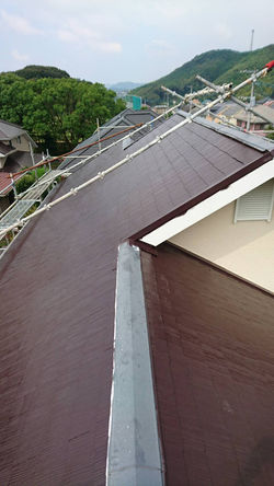 明治建築　山下邸　棟板金取替工事 002