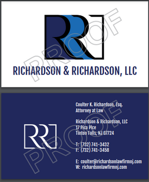 Richardson + Richardson (Business Cards) | Tinton Falls, NJ