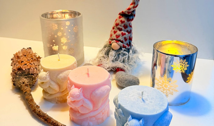 Custom Scented Squirrel Candle