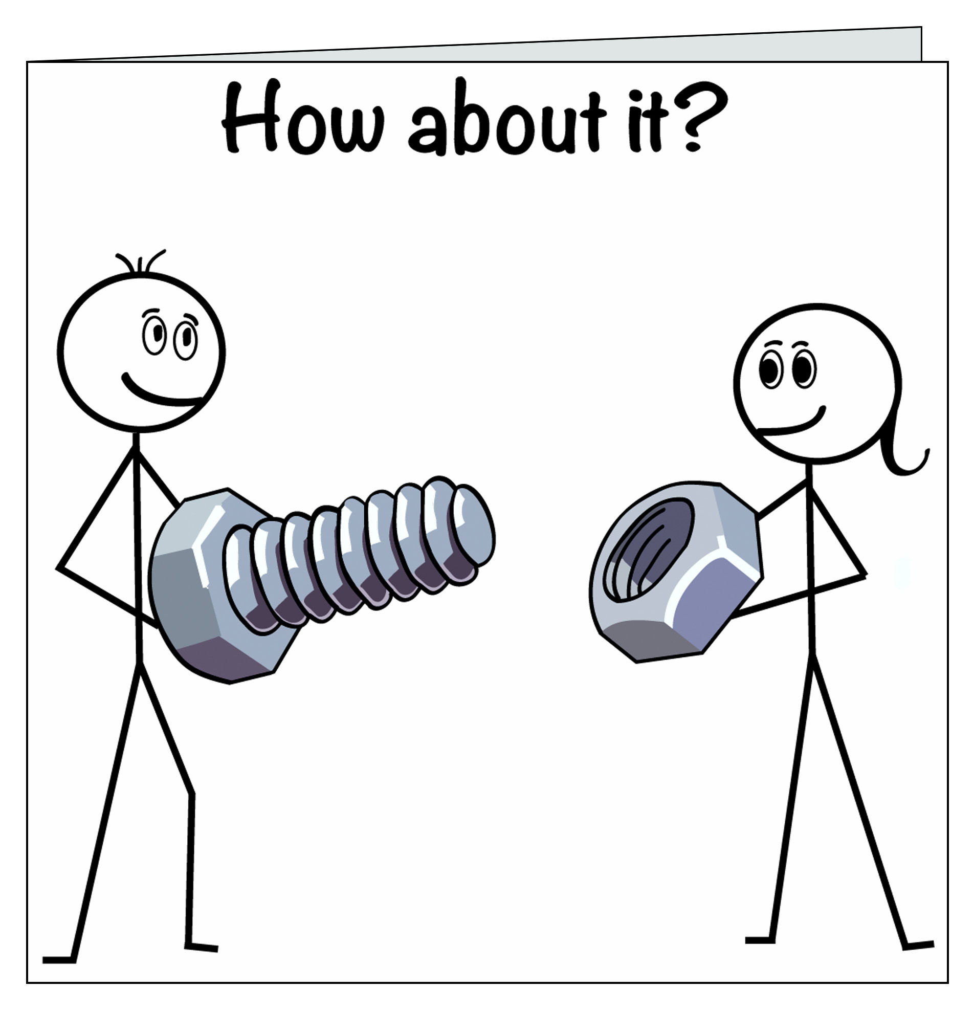 How About It? Greetings Card