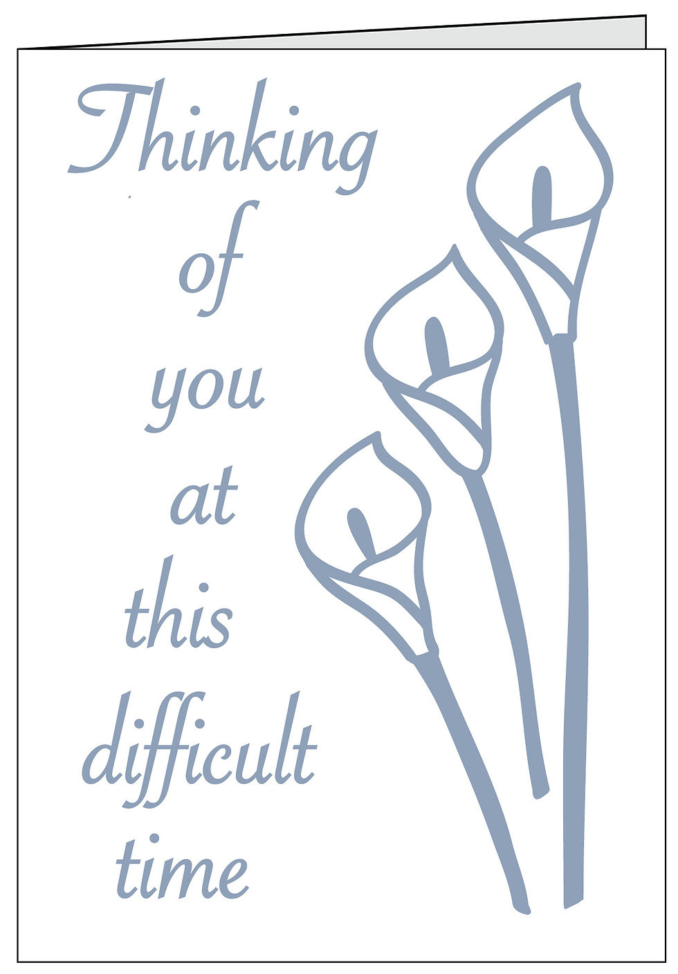 Thinking of You Lilies Card