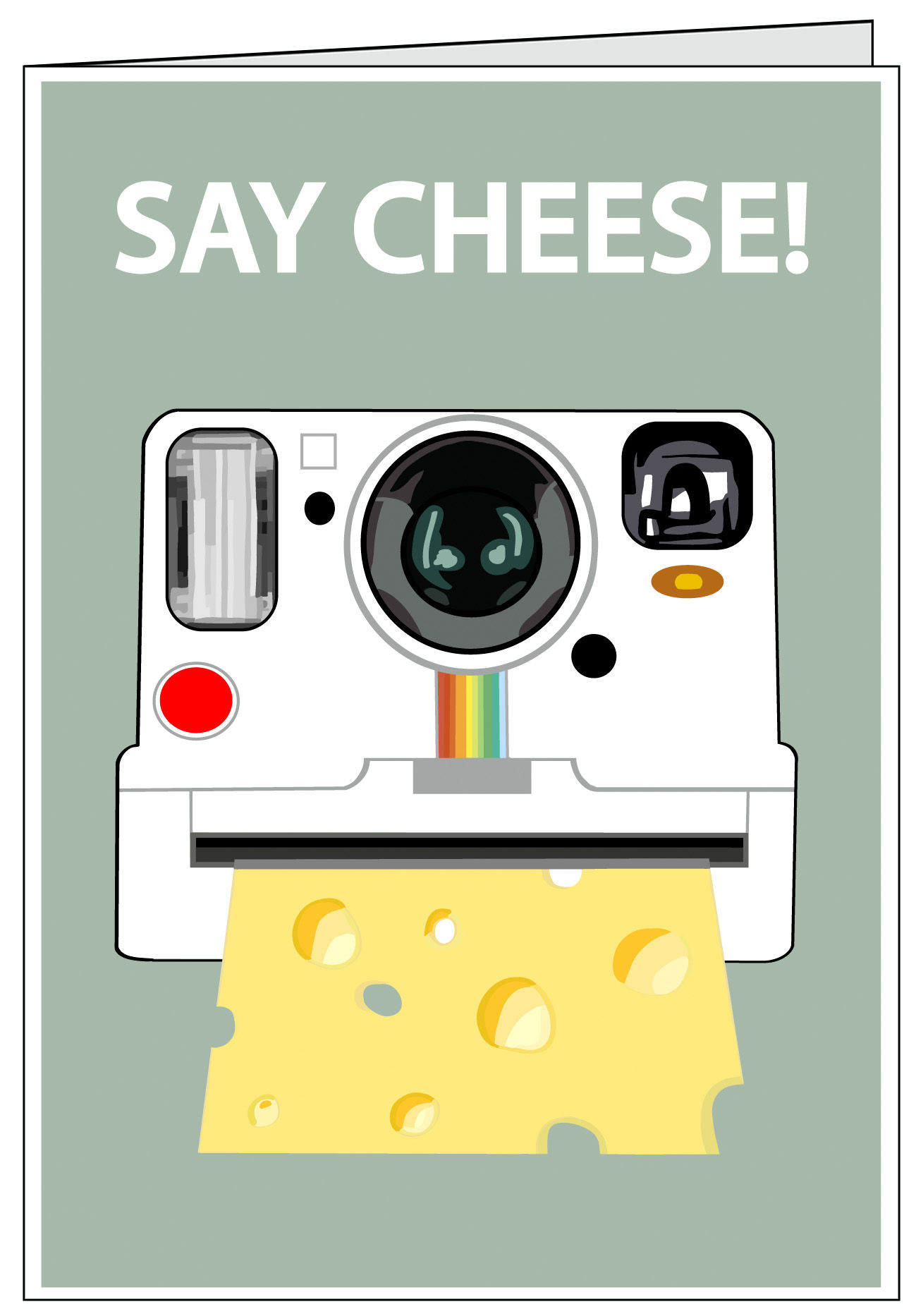 Say Cheese Greetings Card