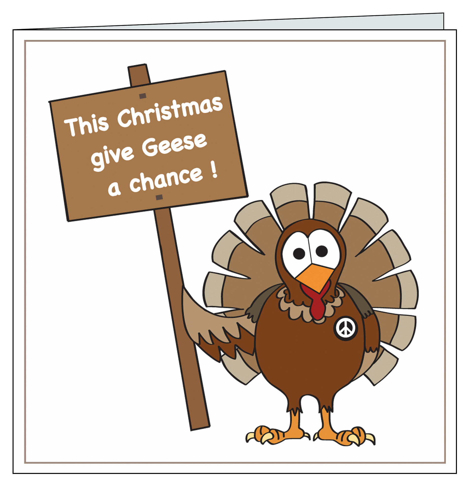 Give Geese a Chance Christmas Card