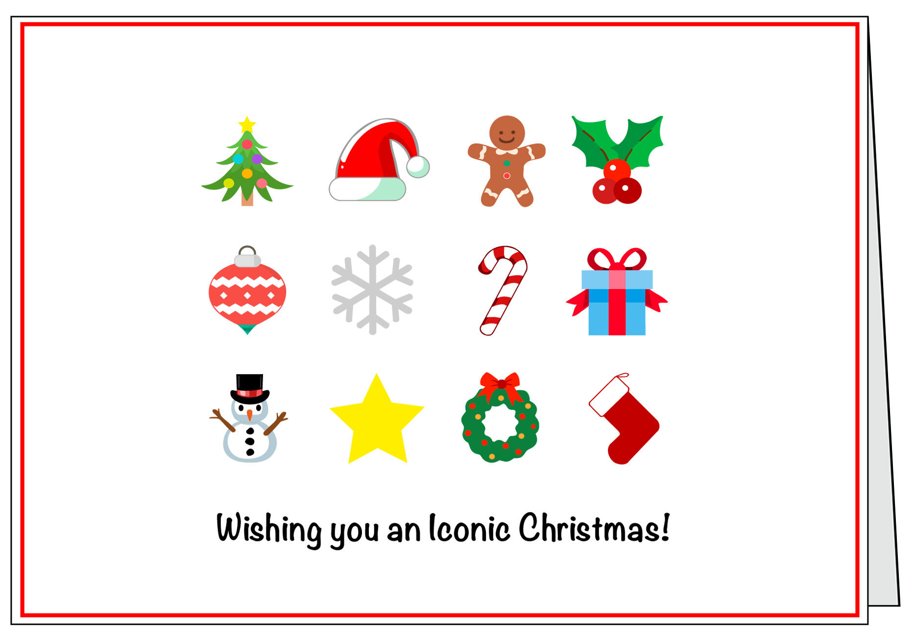 Icon-ic Christmas Card