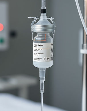 chemotherapy drug through IV drip set .jpg
