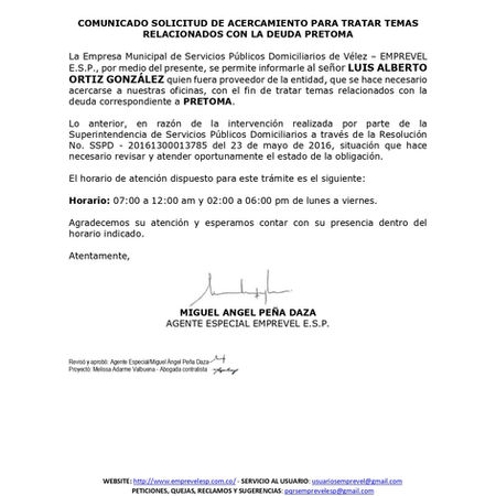 Se solicita la colaboración de la comunidad para ubicar al señor Luis Alberto Ortiz González, o a personas que puedan brindar información sobre su contacto, con el fin de que se acerque a las oficinas