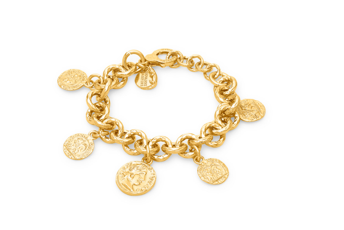 Giovanni Raspini bracciale Pueblo monete