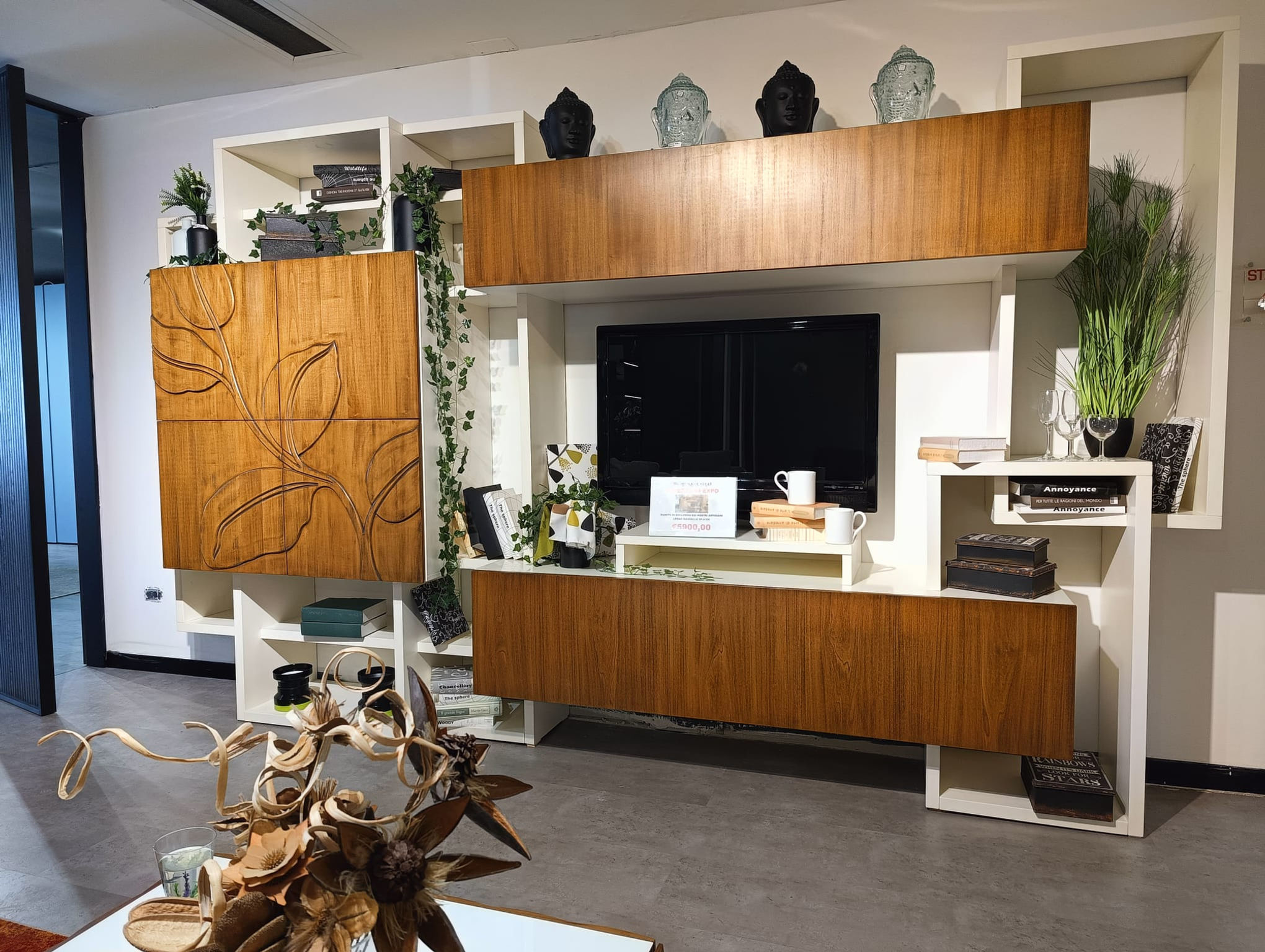 Parete in legno Massello