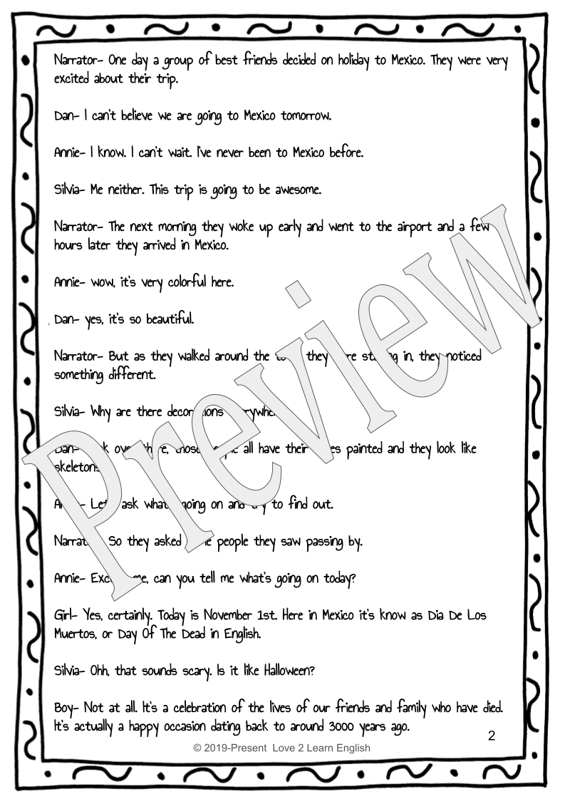 Thumbnail: Dia De Los Muertos / Day Of The Deas Reader's Theater
