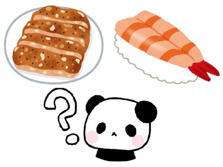 チキンステーキとえびすし？？