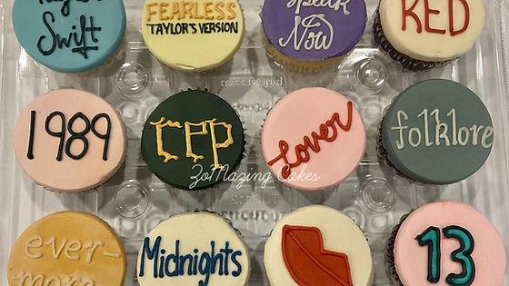 Taylor Swift Theme Cupcakes