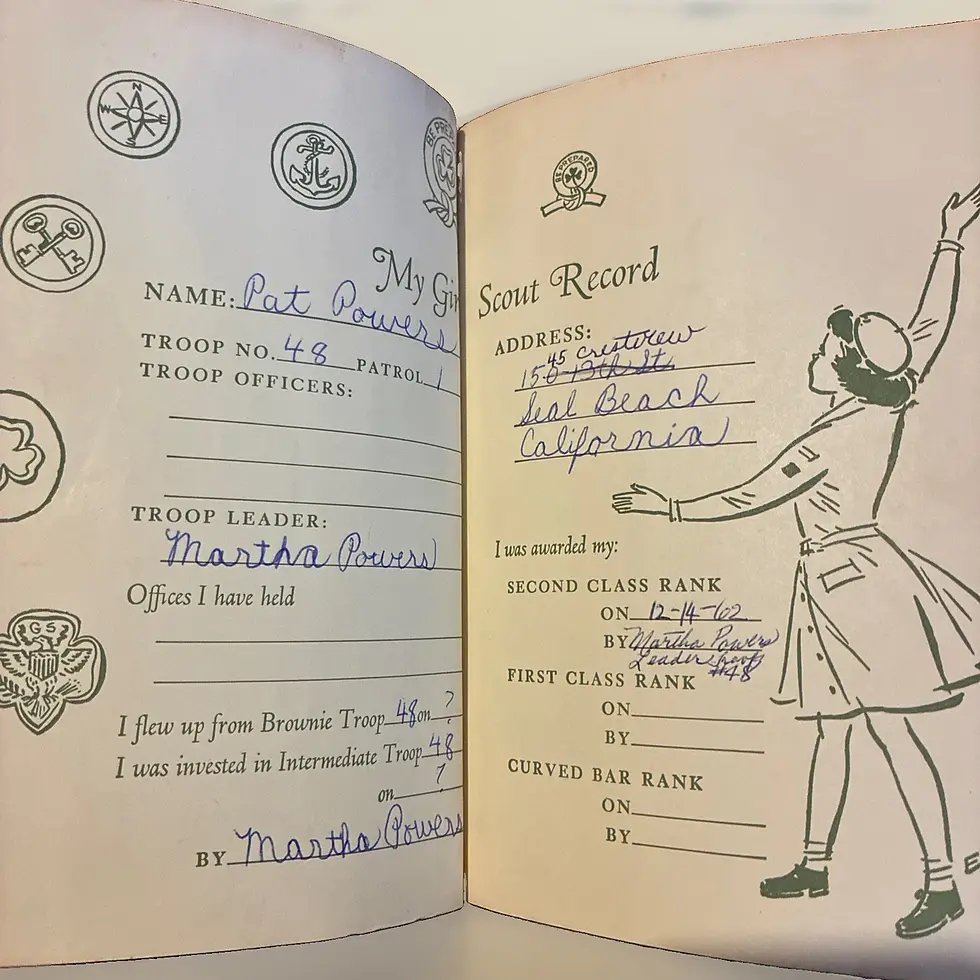 Thumbnail: Vintage Girl Scouts of America Handbook 1960