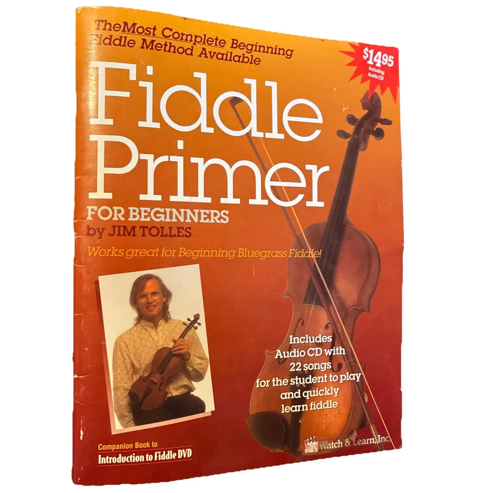 Fiddle Primer for Beginners by Jim Tolles - Most Complete Beginning Fiddle Metho