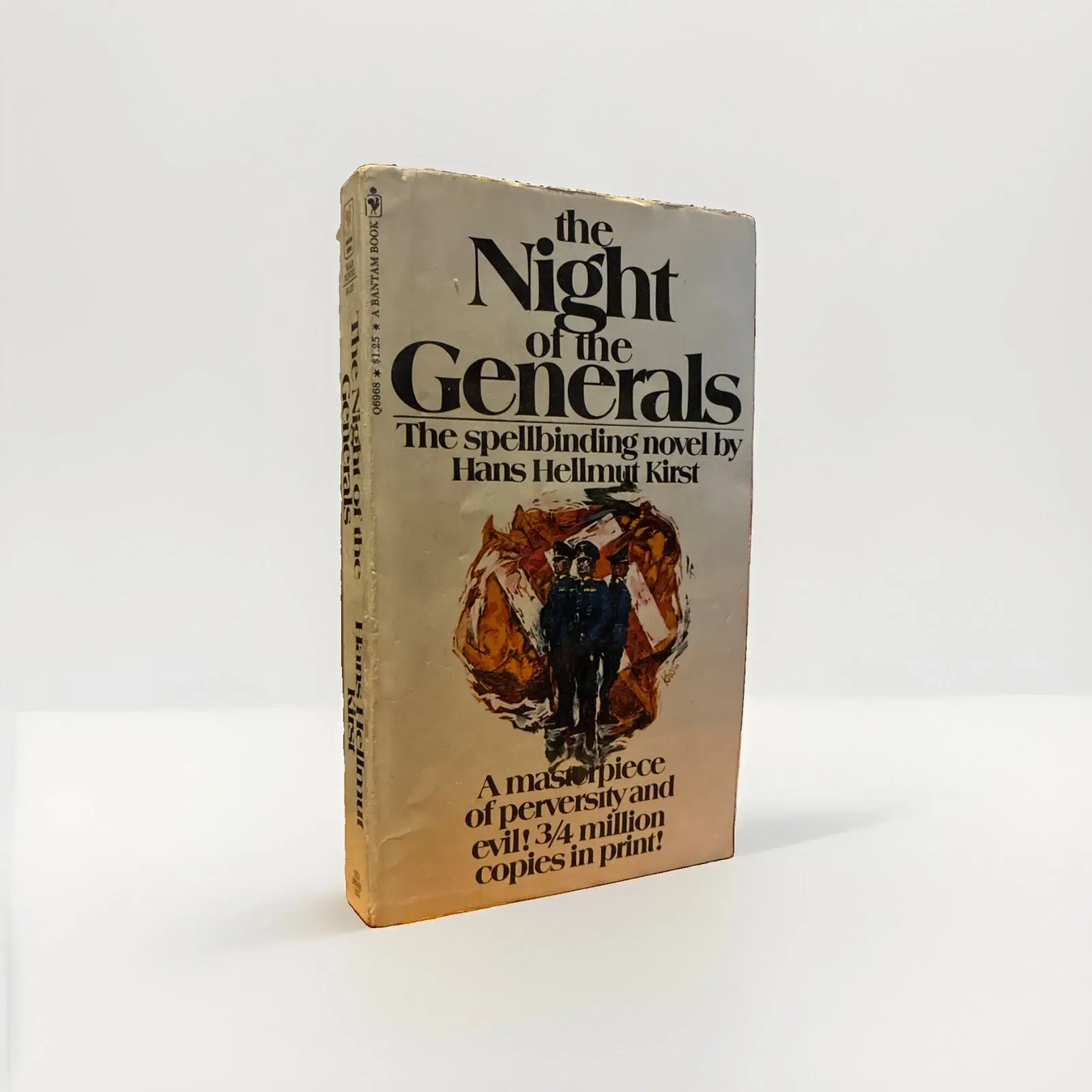 The Night of the Generals Military Fiction Paperback Book by Hans Kirst 1972