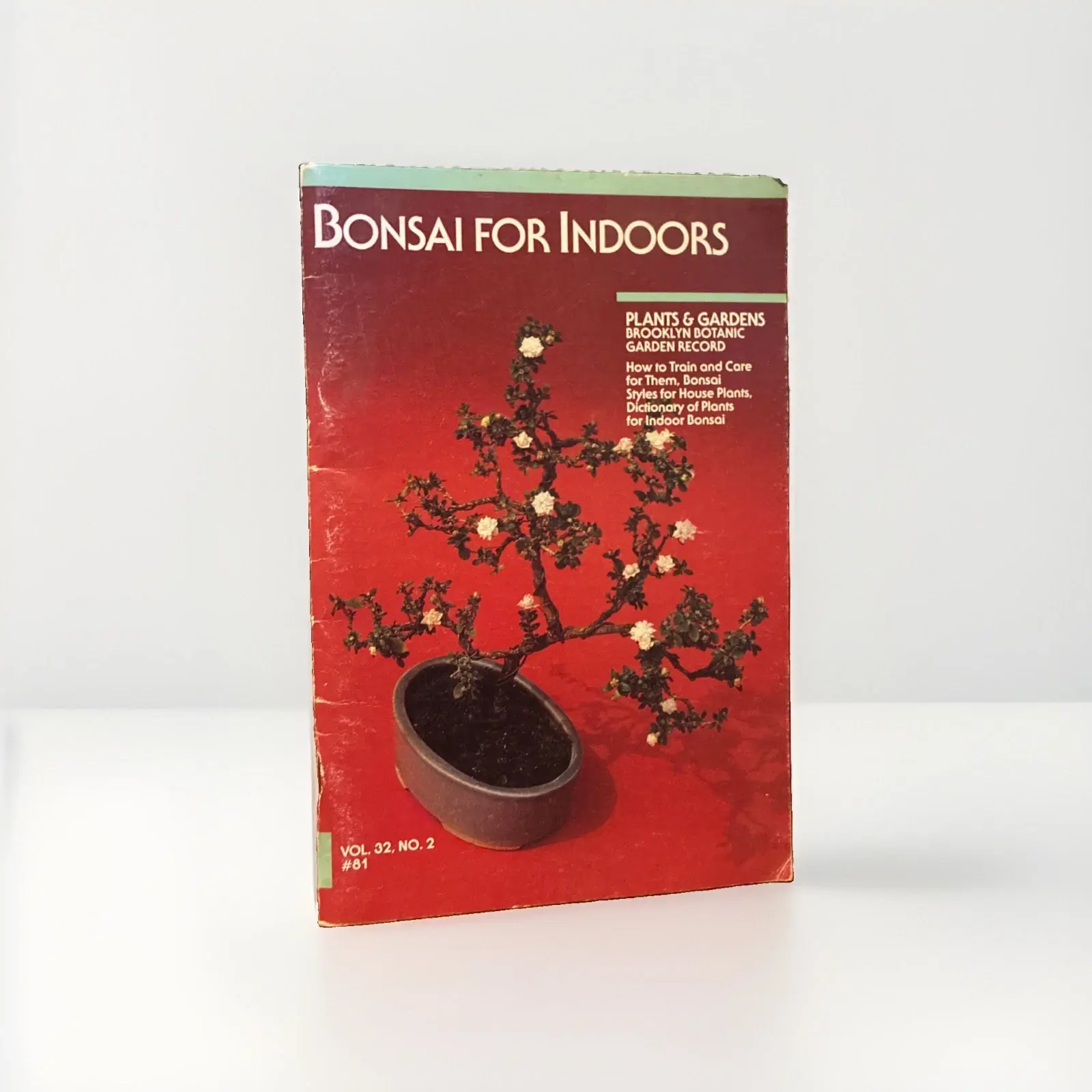 "Bonsai For Indoors, A Handbook" Brooklyn Botanic Garden Record Vol 32 No 3 1980