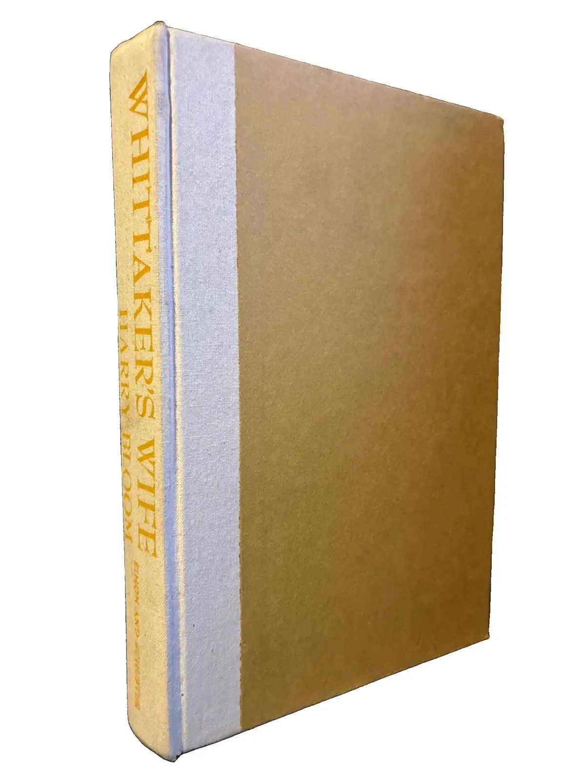 Vintage 1962 Whittaker's Wife Harry Bloom Simon & Schuster HC Book Club Novel