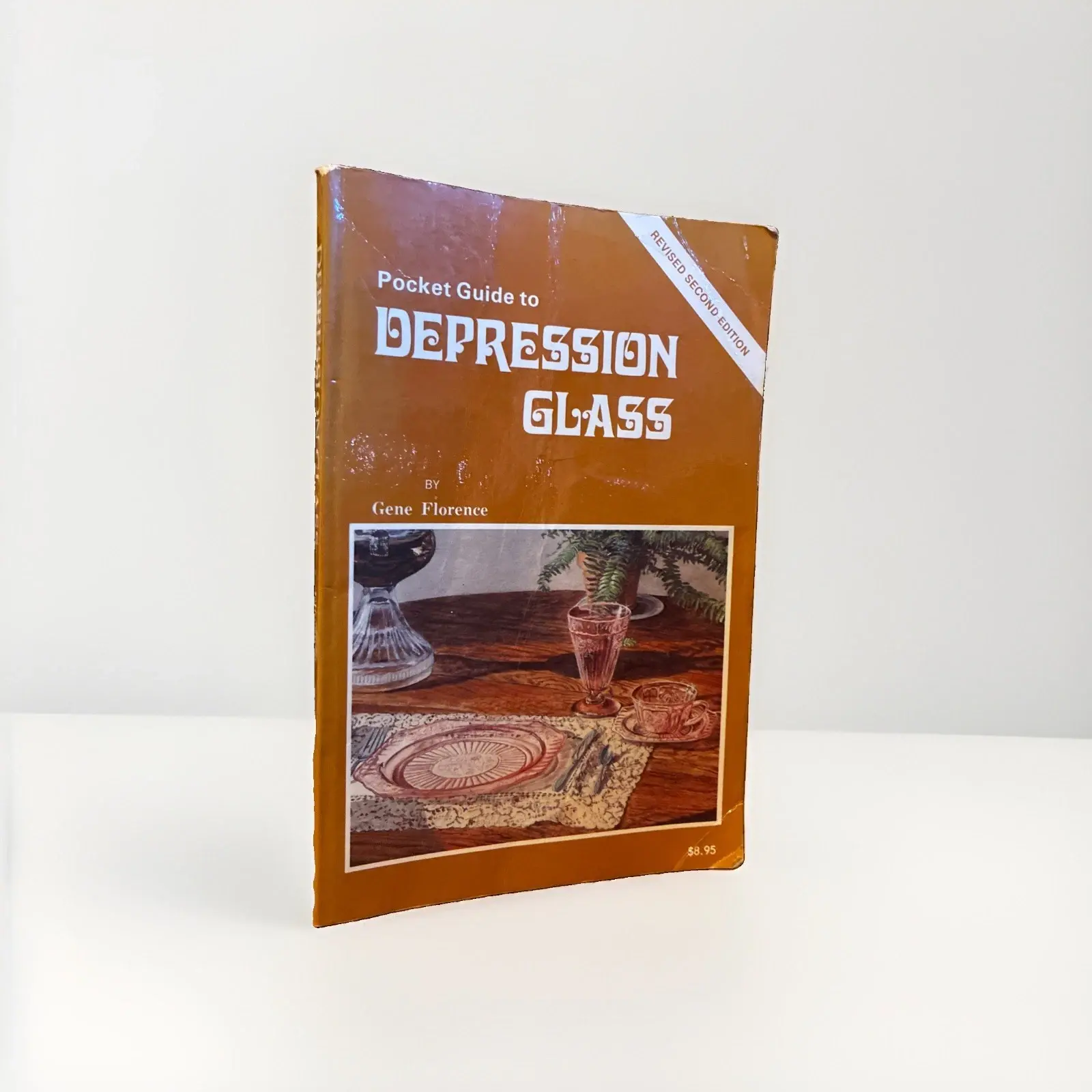 1980 "Pocket Guide To Depression Glass"Revised 2nd Edition-Signed -Gene Florence
