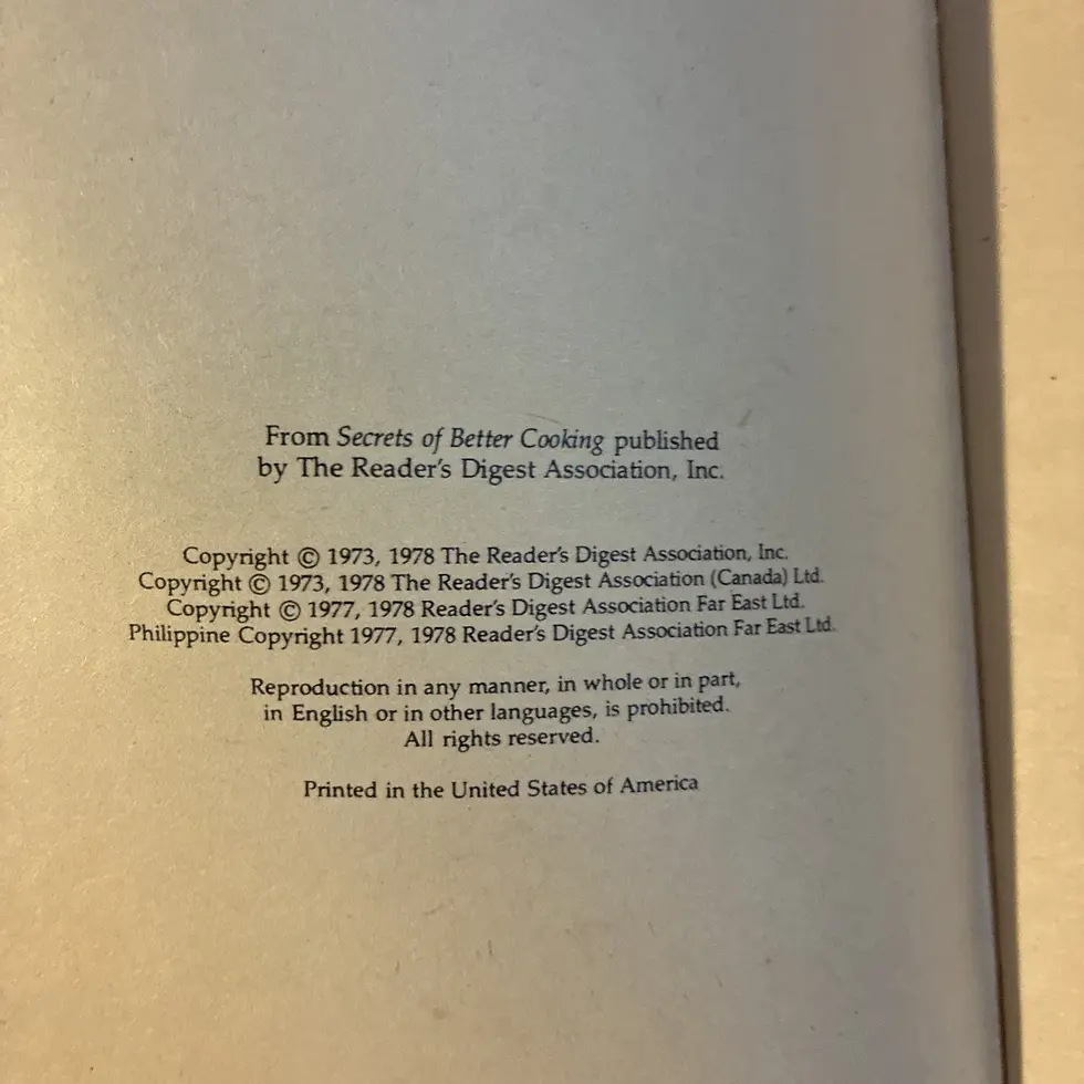Thumbnail: Cooking with Herbs Reader’s Digest booklet